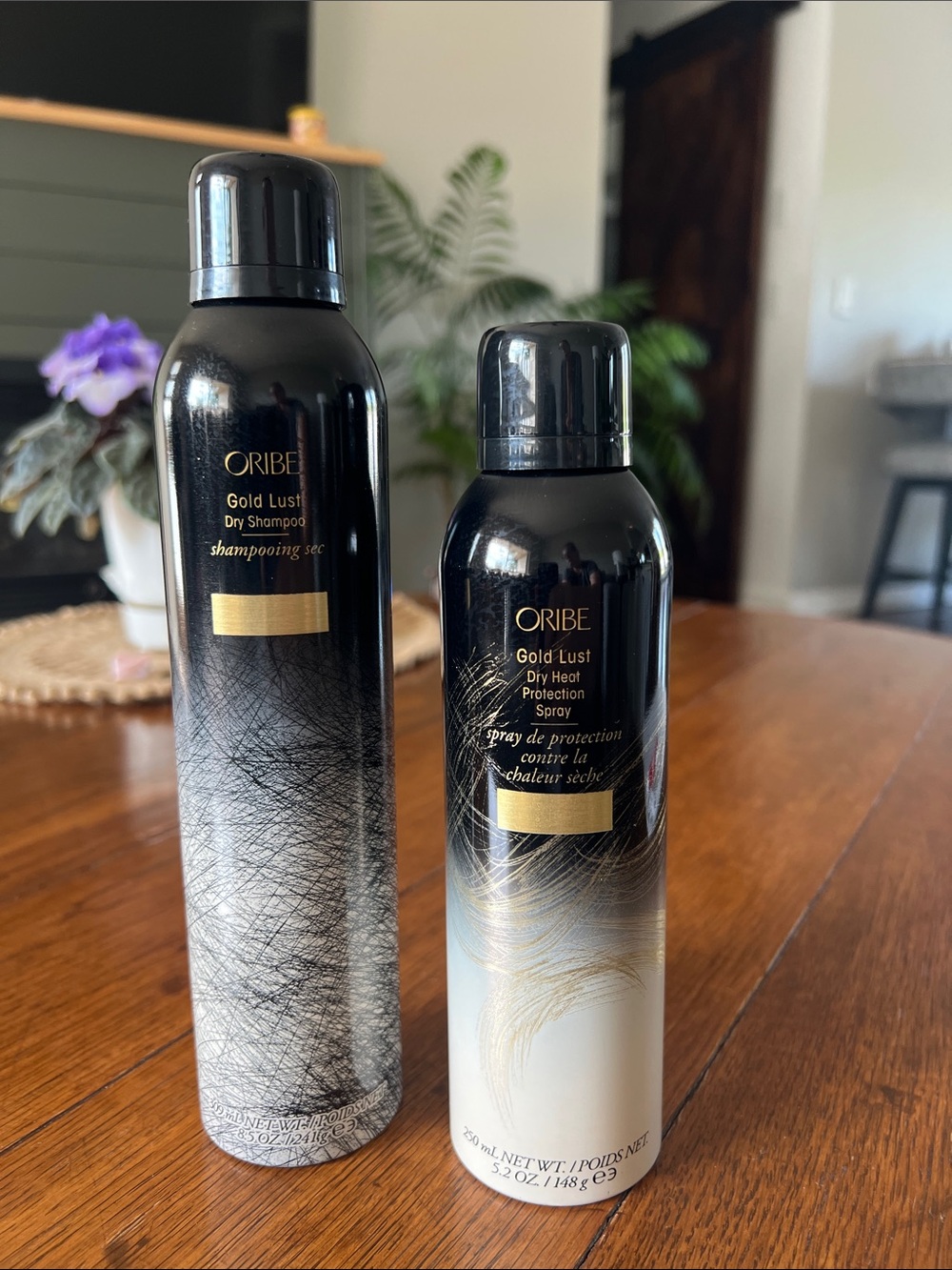 Oribe Gold Lust Dry Shampoo & Dry Heat Protection Spray. NEW/UNOPENED.